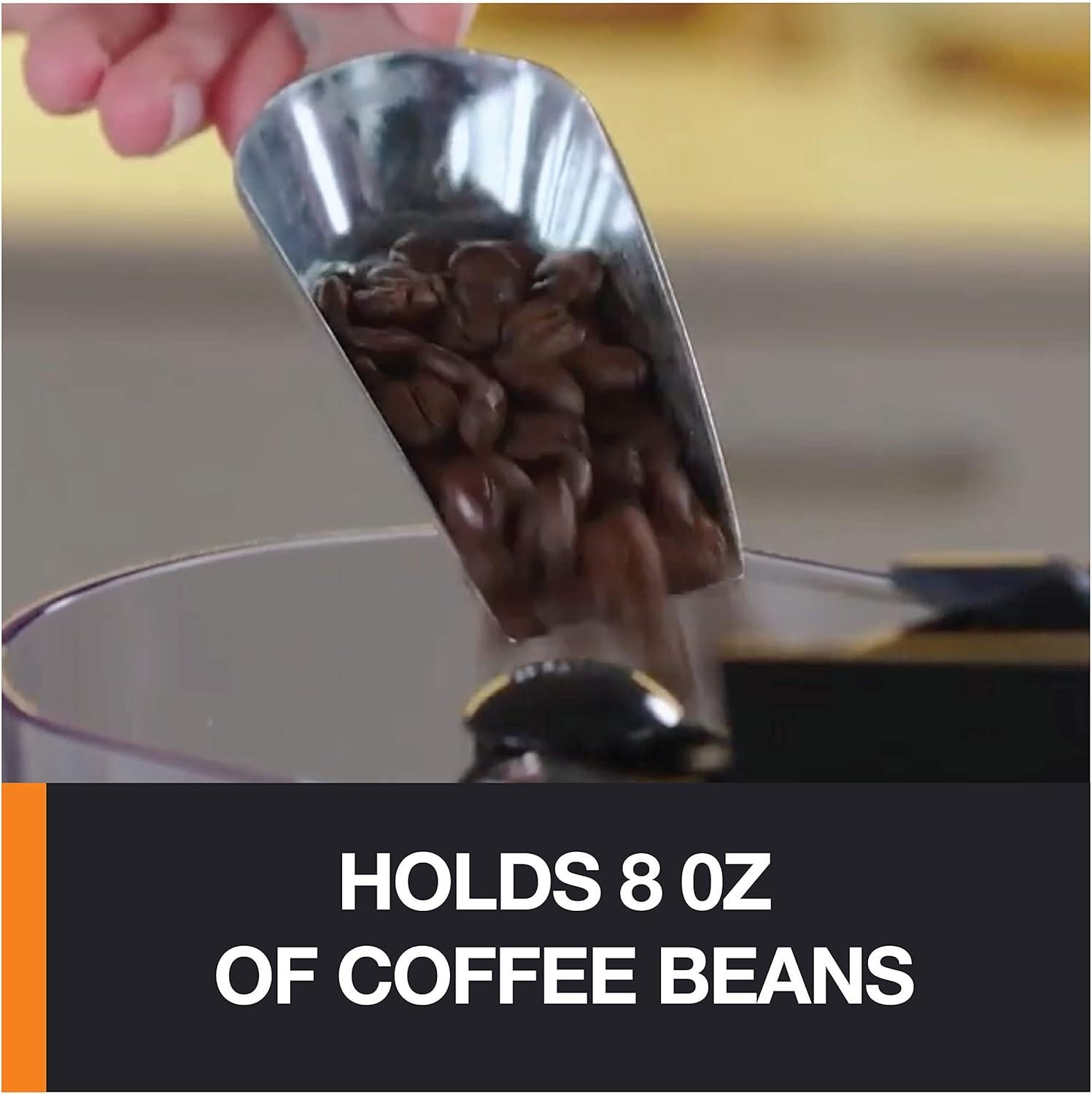 image:imageKRUPS Flat Burr Coffee Grinder Electric 18 Adjustable Grind Settings 220 Cups per Grind Single Touch Coffee Bean and Spice Grinder Stainless Steel Black12 Grind Settings