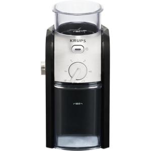 image:imageKRUPS GVX212 Coffee Grinder with Grind Size and Cup Selection and Stainless Steel Flat Burr Grinder 8Ounce Black and Metal17Grind fineness settings