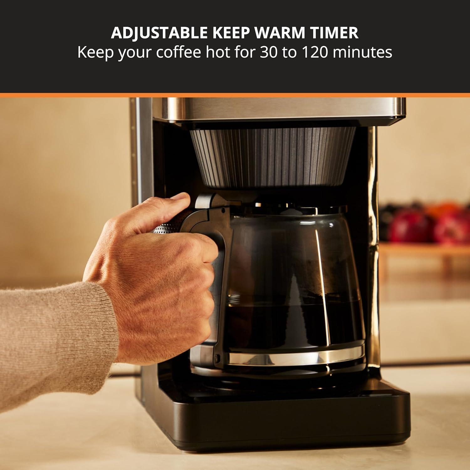 image:imageKRUPS Grind Brew Aroma Filter Coffee Maker Detachable Conical Grinder Easy Cleaning