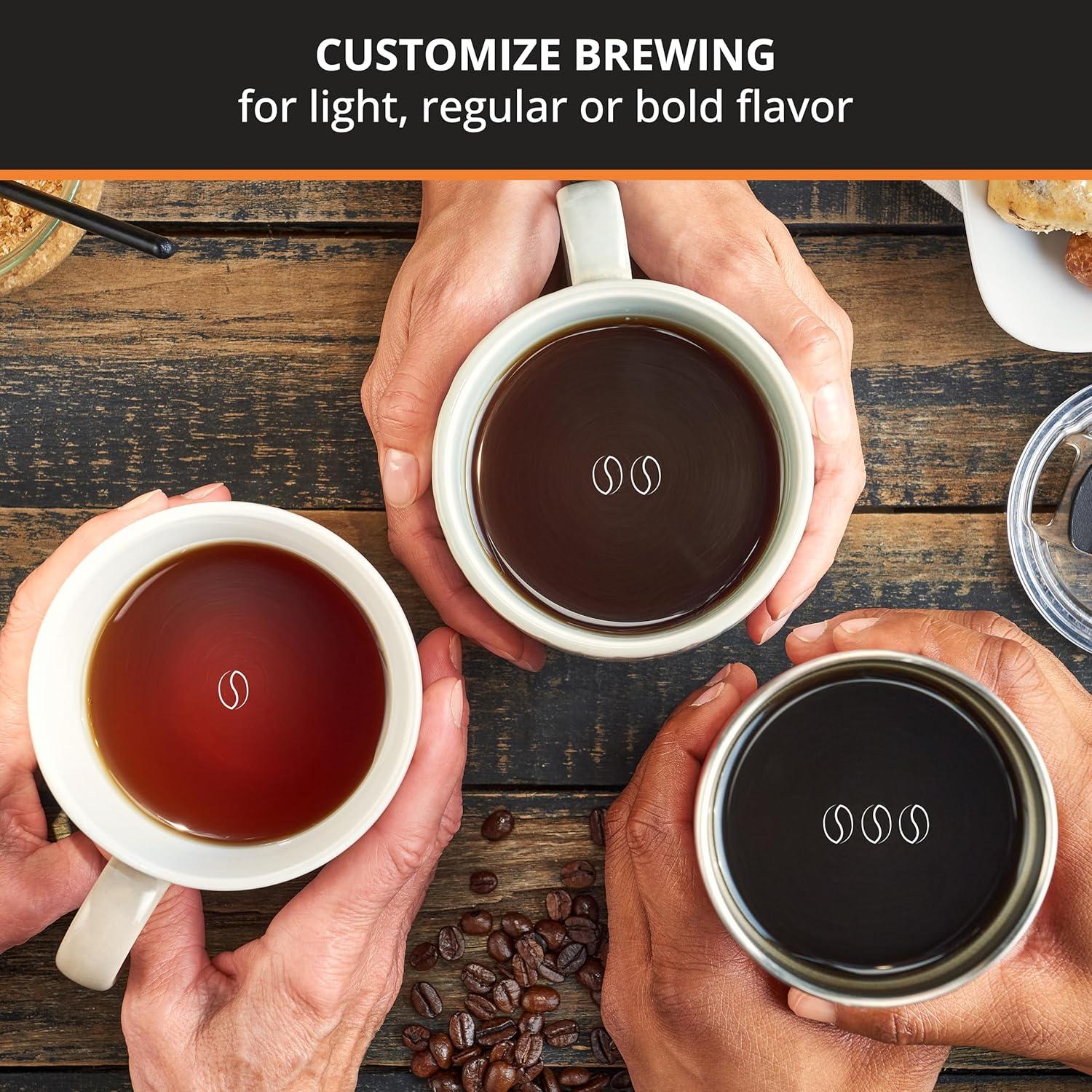 image:imageKrups Simply Brew Stainless Steel Drip Coffee Maker 10 Cup 900 Watts Digital Control Coffee Filter Drip Free Dishwasher Safe Pot Silver and Black