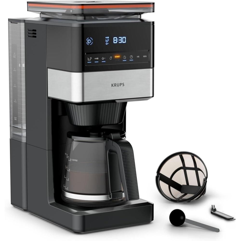 image:imageKRUPS Grind Brew Aroma Filter Coffee Maker Detachable Conical Grinder Easy Cleaning