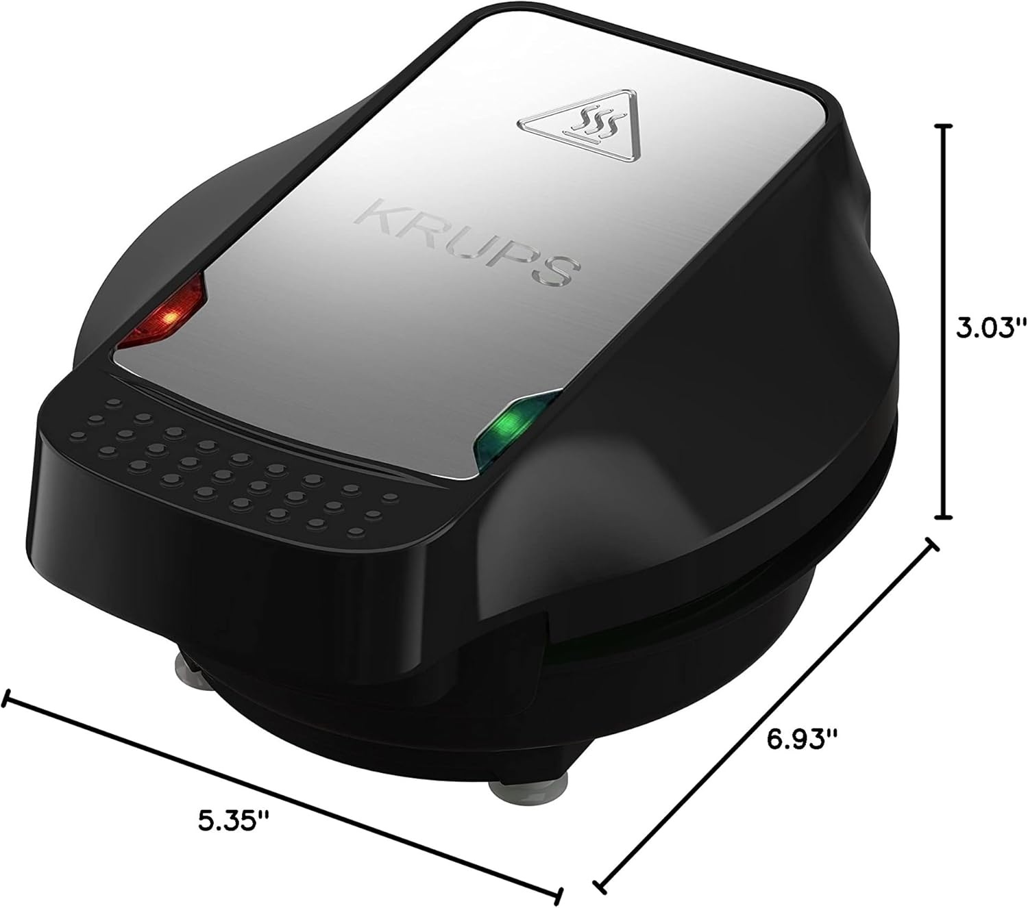 image:imageKRUPS Simply Round Waffle Maker 4 inches